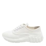 Pre-owned Canvas sneakers Miu Miu Pre-owned , White , Dames