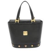 Pre-owned Leather totes MCM Pre-owned , Black , Dames