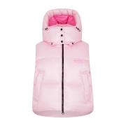 Roze Puffer Donsvest Jas Duvetica , Pink , Dames