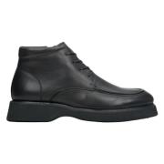 Heren Zwarte Veterschoenen van Echt Leer Er00114226 Estro , Black , He...