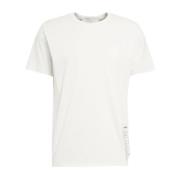 Palm Print T-shirt Amaránto , White , Heren