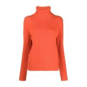 Wollen Coltrui - Oranje Ralph Lauren , Orange , Dames