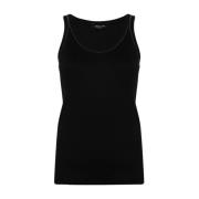 Zwarte Topwear voor Vrouwen Ss24 Fabiana Filippi , Black , Dames