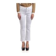 Cropped Bootcut Jeans Liu Jo , White , Dames