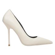 Dames Licht Beige Leren Pumps Met Puntige Neus Er00112676 Estro , Beig...