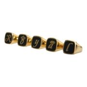 Royal Emaille Set van Ringen Dolce & Gabbana , Yellow , Dames