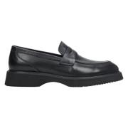 Heren Zwarte Penny Loafers gemaakt van Echt Leer Er00113936 Estro , Bl...