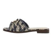 Stijlvolle Blauwe Slippers Dames Guess , Multicolor , Dames