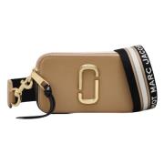 Multi Snapshot Leren Crossbody Tas Marc Jacobs , Brown , Dames