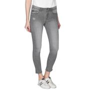 Denim Jeggings met Distressed Front YES ZEE , Gray , Dames