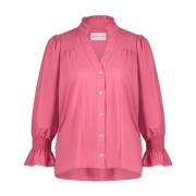 Stijlvolle Olivia Blouse in Roze Jane Lushka , Pink , Dames