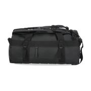 Zwarte Waterdichte Duffel Tas met Handvatten Rains , Black , Heren