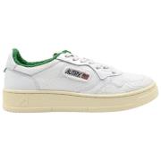 Wit Groen Lage Top Sneakers Autry , White , Heren