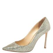 Pre-owned Fabric heels Jimmy Choo Pre-owned , Gray , Dames