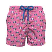 Snoopy Gym Print Zwemshorts Saint Barth , Multicolor , Heren