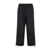 Houtskool Parachute Broek Universal Works , Black , Heren