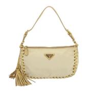 Pre-owned Fabric prada-bags Prada Vintage , Beige , Dames