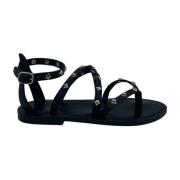 Zwarte Studs Sandalen K.jacques , Black , Dames