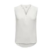 Stijlvolle Mouwloze Top Only Carmakoma , White , Dames