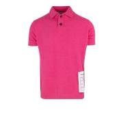 Fuchsia Polo T-shirts en Polos Amaránto , Pink , Heren