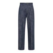 Baggy Jeans in Denim Kleur Momoni , Blue , Dames