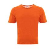 Linnen T-shirt met korte mouwen Gran Sasso , Orange , Heren