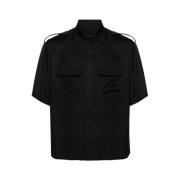 Zwarte Katoenen Overhemd Neil Barrett , Black , Heren