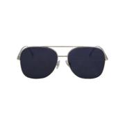 Pre-owned Metal sunglasses Fendi Vintage , Blue , Dames
