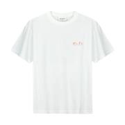 Stijlvolle Notes T-Shirt Olaf Hussein , White , Heren