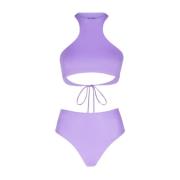 Amerikaanse Halslijn Bikini The Attico , Purple , Dames