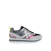 Grijze Sneakers Urban Ripple Trendy Look Munich , Multicolor , Dames