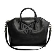 Pre-owned Leather crossbody-bags Givenchy Pre-owned , Black , Dames