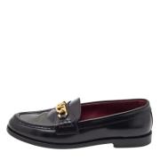 Pre-owned Leather flats Valentino Vintage , Black , Dames