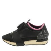 Pre-owned Leather sneakers Balenciaga Vintage , Black , Dames