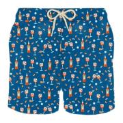 Polyester Shorts en Boxers MC2 Saint Barth , Multicolor , Heren