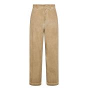 Gebruikt Effect Gabardine Jeans Momoni , Brown , Dames