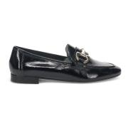 Zwarte Leren Mocassin Belle Vie , Black , Dames