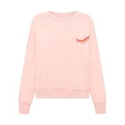 Roze Oversized Ethel Sweater Frnch , Pink , Dames