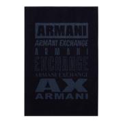 Logo Strandhanddoek Unisex Armani Exchange , Black , Unisex