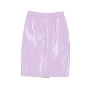 Pre-owned Fabric bottoms Miu Miu Pre-owned , Purple , Dames