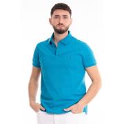 Retro Polo Shirt Tommy Hilfiger , Blue , Heren