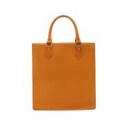 Pre-owned Leather louis-vuitton-bags Louis Vuitton Vintage , Orange , ...