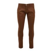 Bruine Broek Model Pf005F1144400 Daniele Alessandrini , Brown , Heren