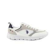 Witte Casual Sneakers U.s. Polo Assn. , Multicolor , Heren