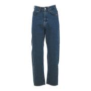 Stijlvolle Stone Wash Denim Jeans Amish , Blue , Dames