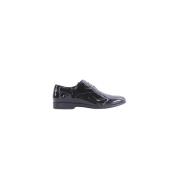Zwarte platte schoenen Elegante stijl Nerogiardini , Black , Heren