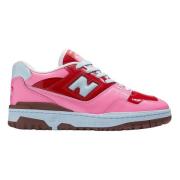 Pink Red & White Sneaker New Balance , Multicolor , Dames