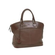 Pre-owned Leather handbags Louis Vuitton Vintage , Brown , Dames