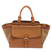 Pre-owned Canvas totes Burberry Vintage , Brown , Dames