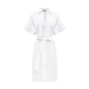 Klassieke Jurk Twinset , White , Dames